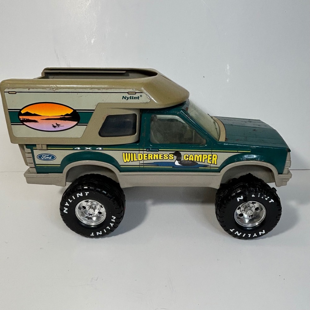 Vintage Nylint Ford 4x4 Wilderness Camper Truck No Boat 1980s